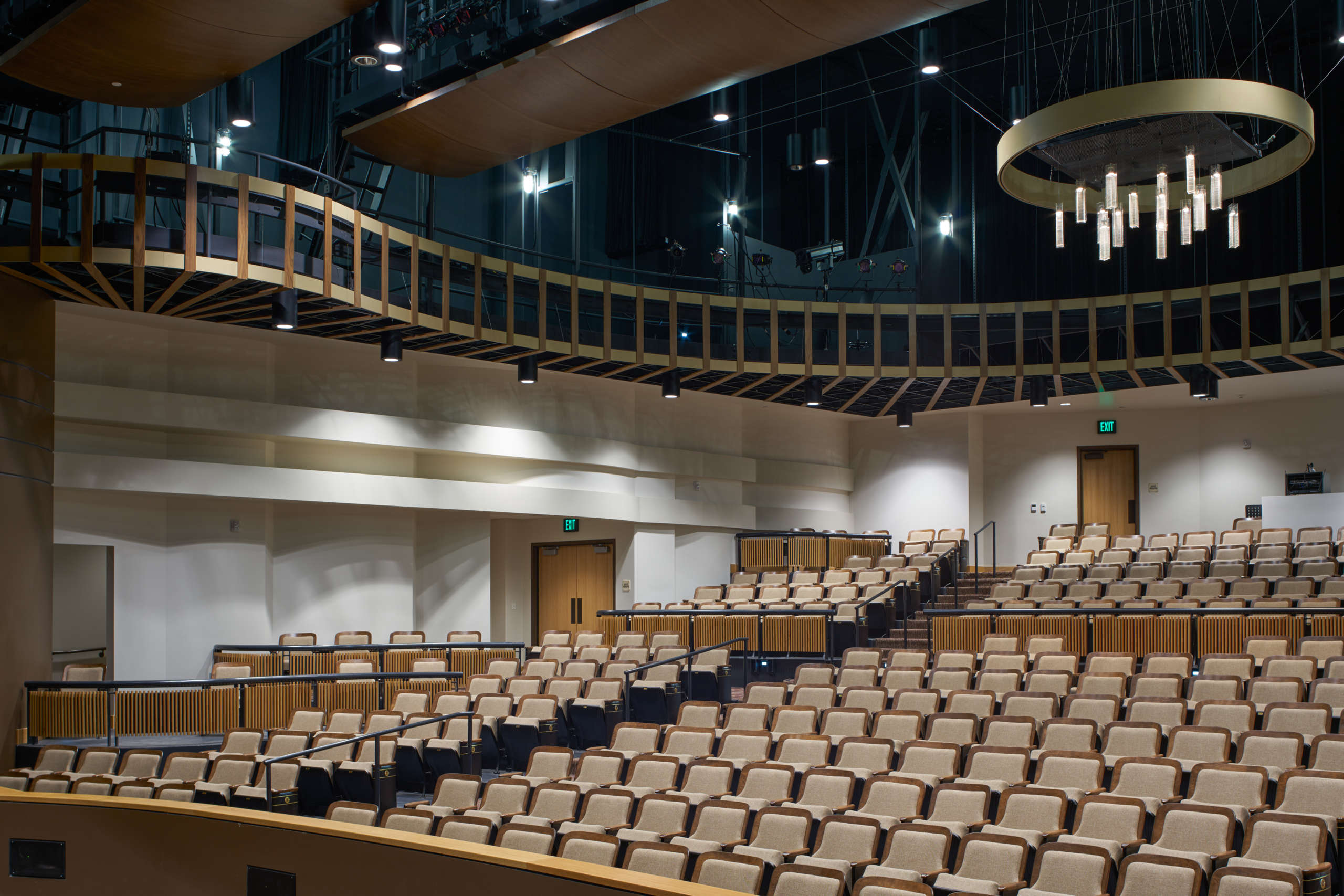 Seating at St. Helena High School's Auditorium/Performing Arts Center